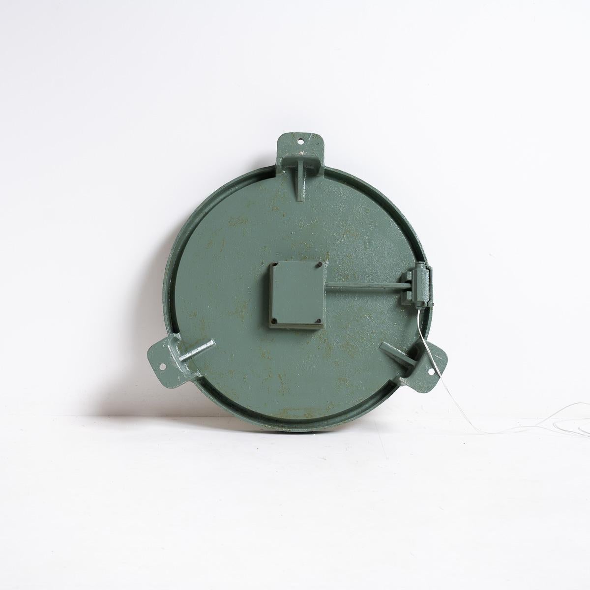Huge 30 Inch Diameter Cast Iron Railway Station Clock By Gents Of Leicester 13