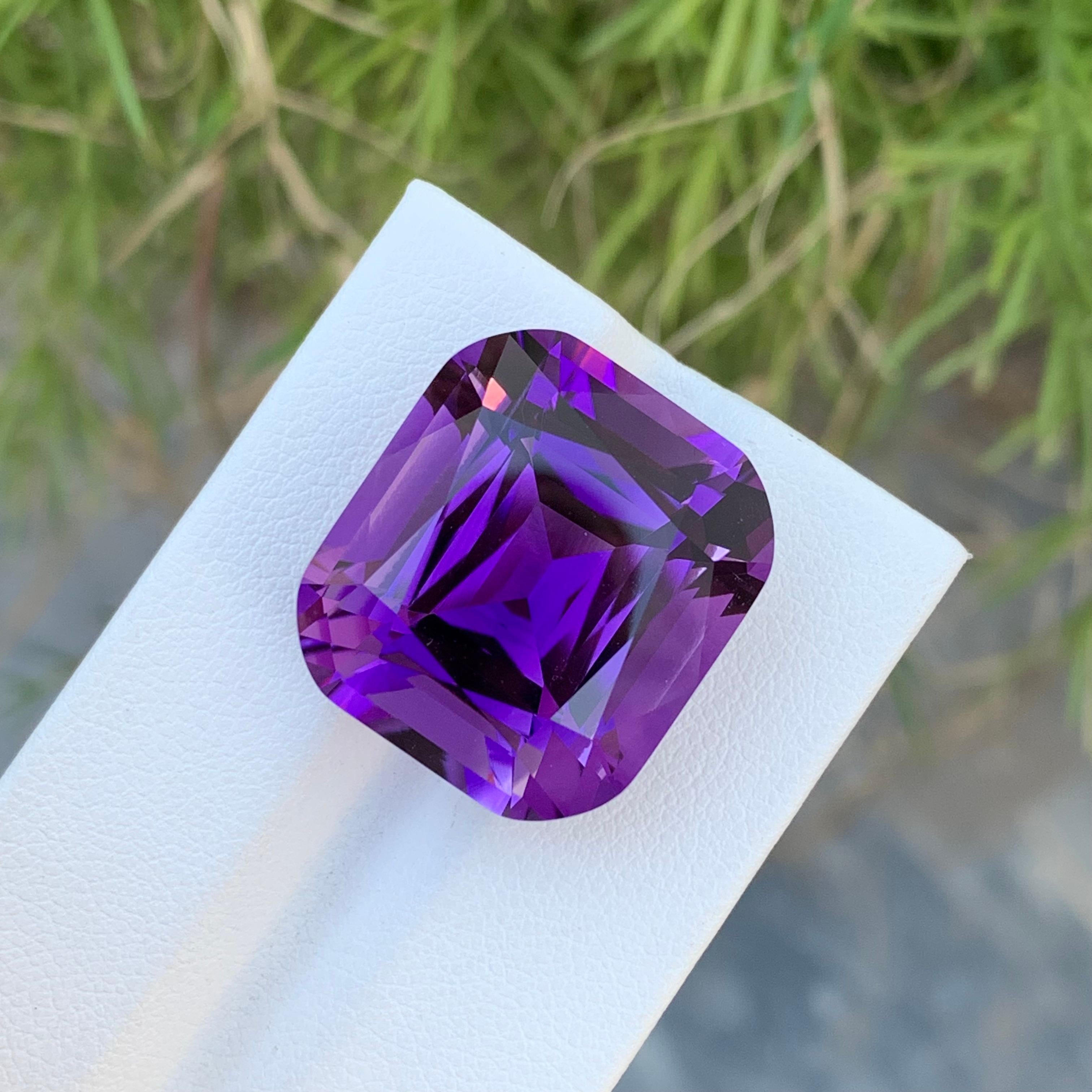 Arts and Crafts Huge 31.30 Carats Natural Loose Dark Purple Amethyst Gem For Necklace 