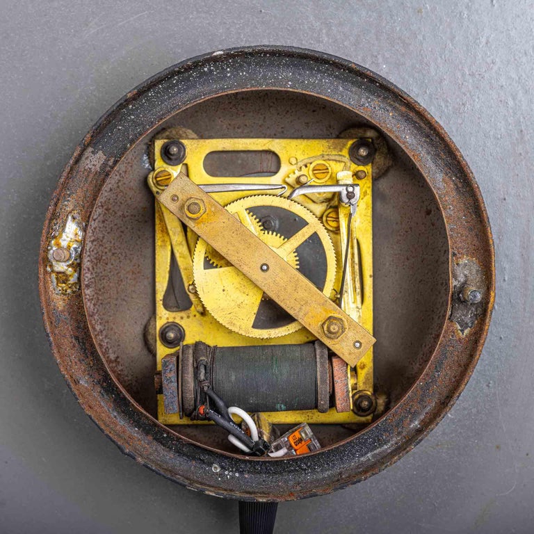 Huge Antique Station Clock by Gents of Leicester For Sale at 1stDibs