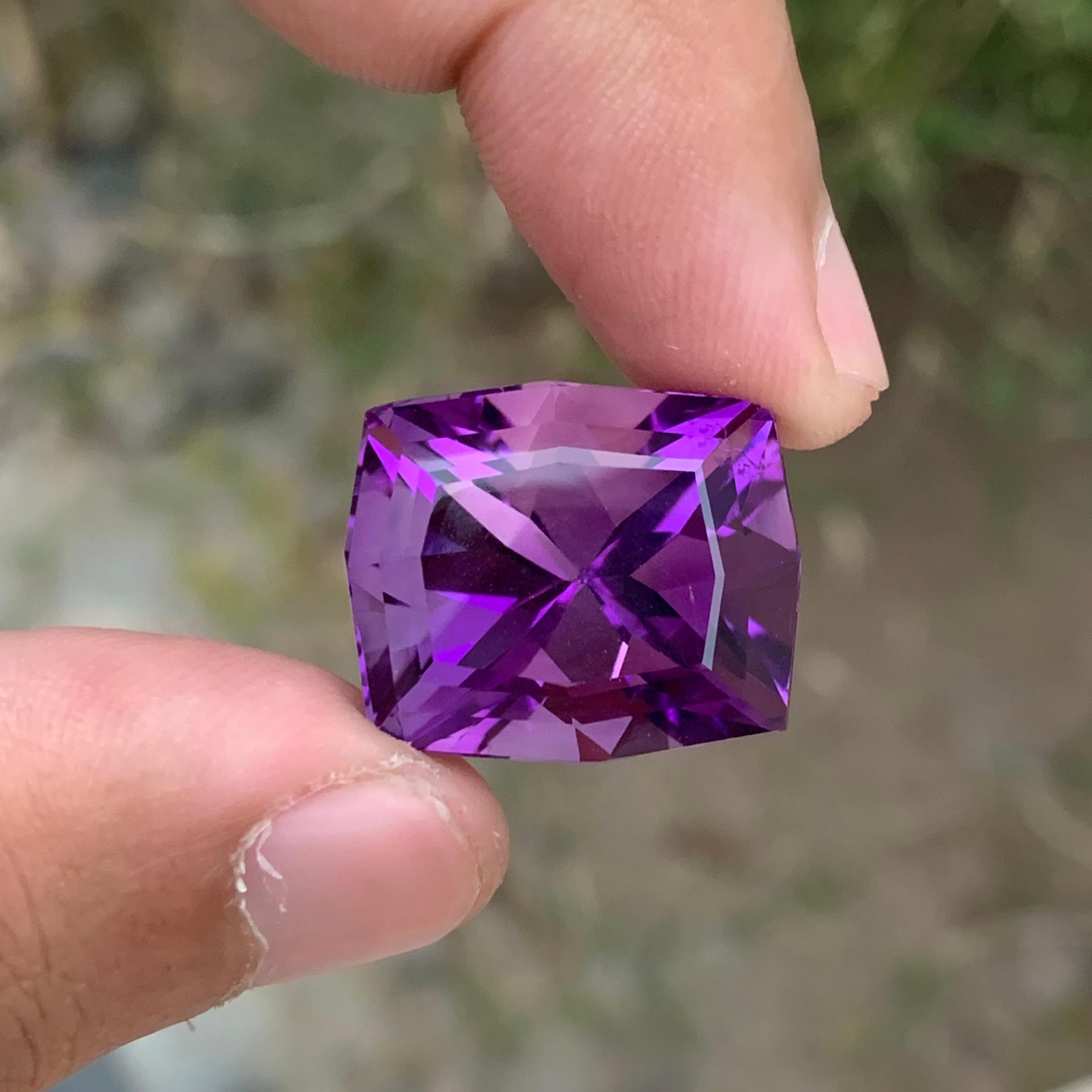 Huge 33.70 Carats Natural Loose Purple Amethyst Necklace Gemstone  For Sale 3