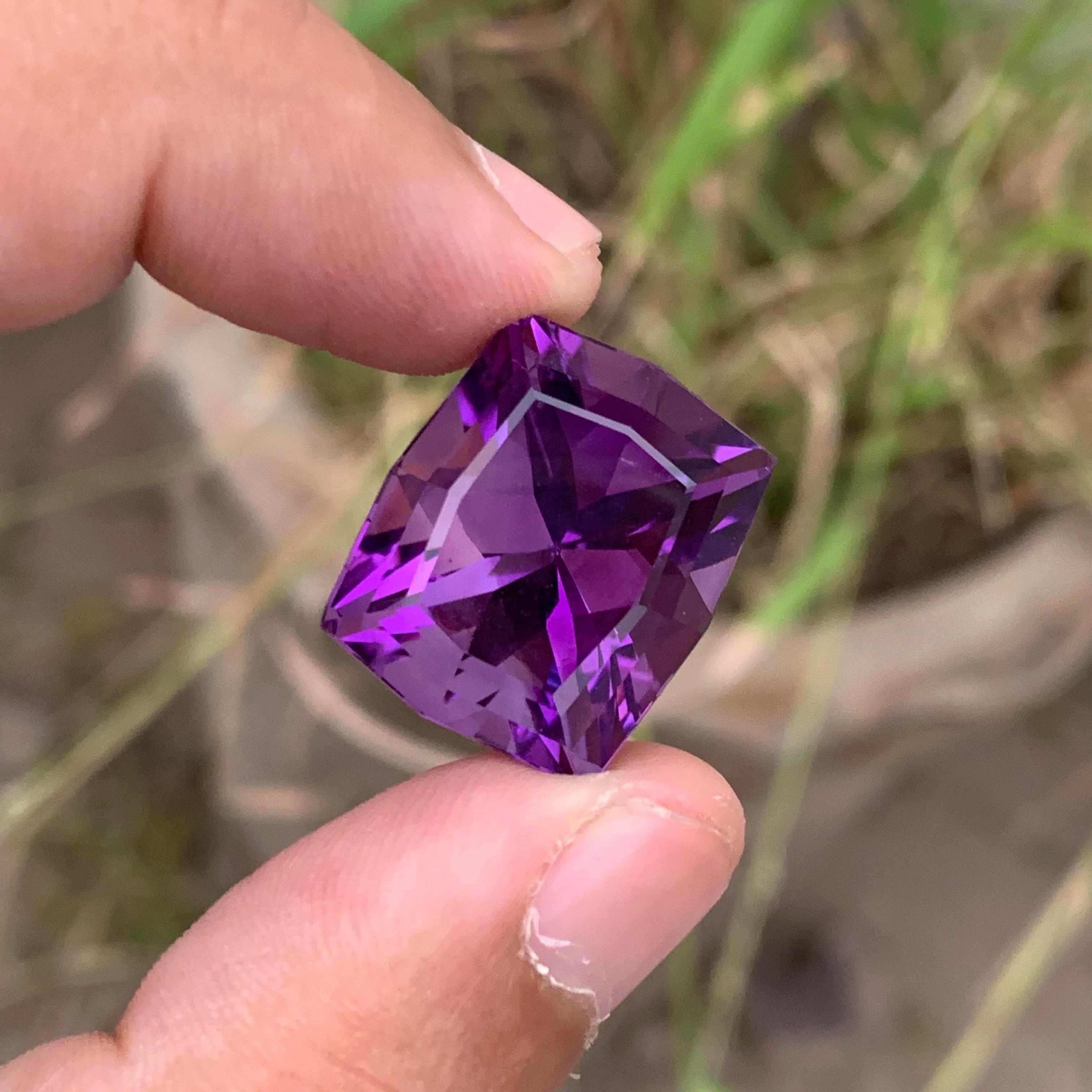 Collier d'améthyste violette en vrac de 33,70 carats Naturel Gemstone  en vente 3