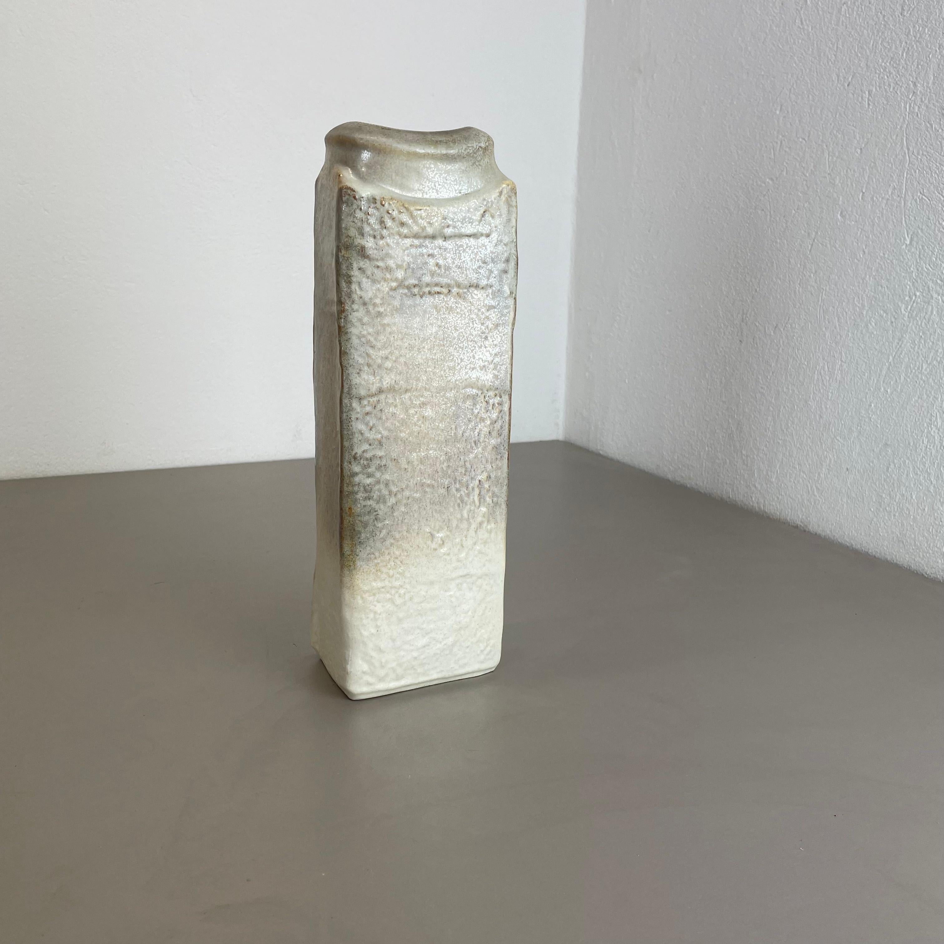 Große 33-cm-Vase aus Keramikkeramik von Heiner Balzar für Steuler, Deutschland 1970 im Angebot 4