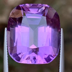 Huge 34.73 Carat Natural Purple Amethyst Cushion Cut Loose Gemstone for Pendant