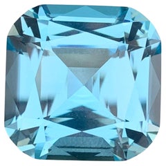 Huge 41.45 Carat Natural Loose Sky Blue Topaz Square Shape Gemstone