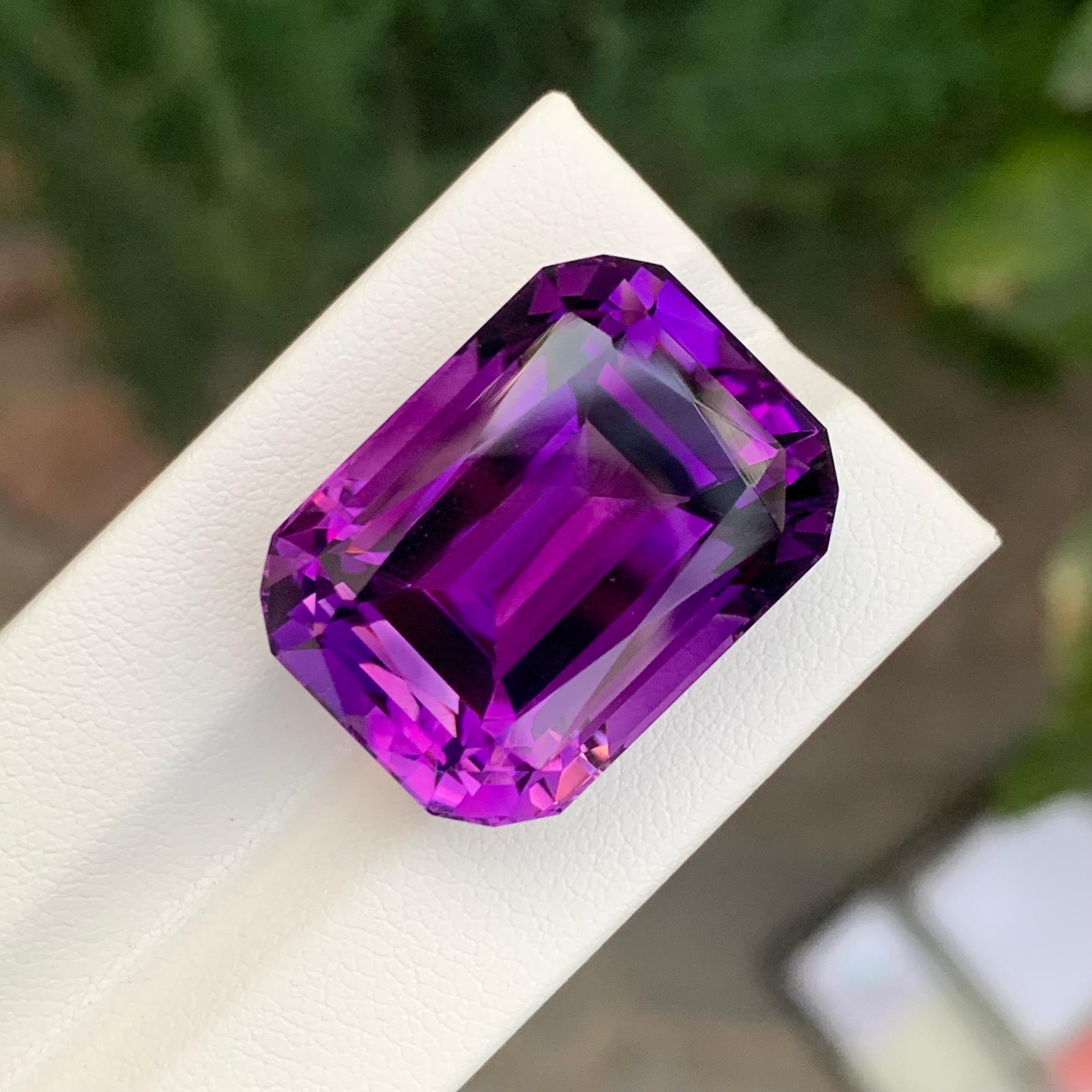 Loose Amethyst
Weight: 42.70 Carats
Dimension: 23x17.1x14.8 Mm
Origin: Brazil
Color: Purple
Shape: Cushion Long
Treatment: Non
Certificate: On Demand
Customisation available please contact our customer service team for gold or stone variations.