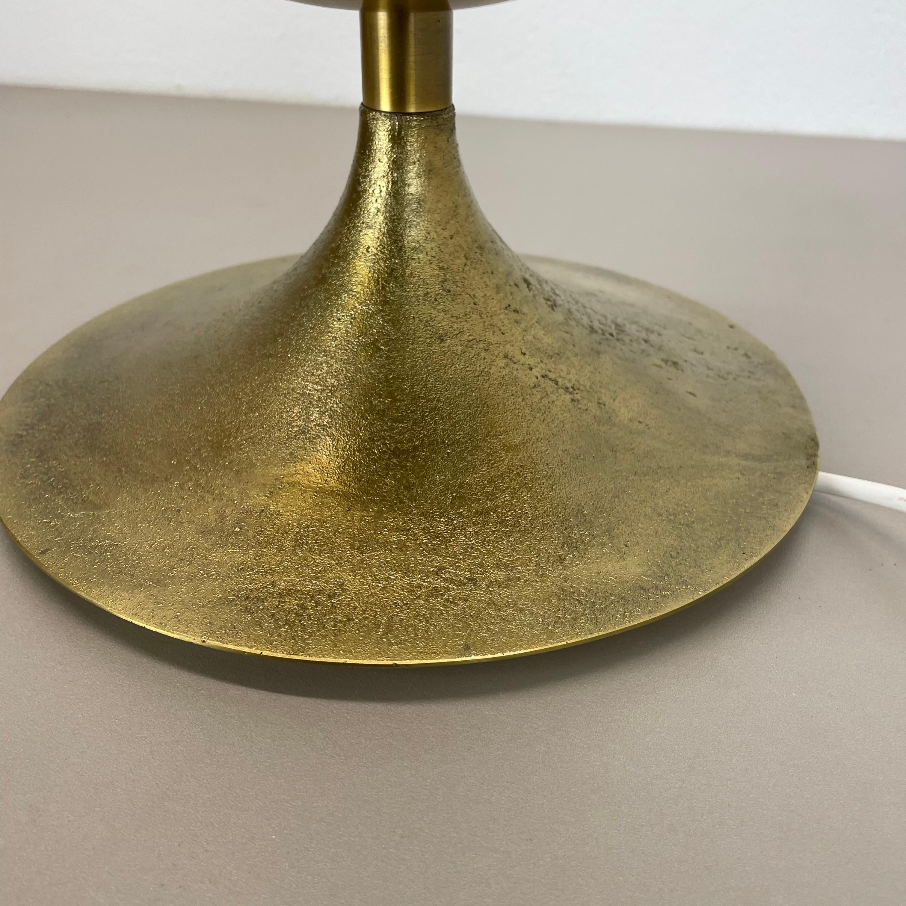 enorme Lámpara de mesa BOLA de latón estilo Hollywood Regency de 44 cm, Italia Años 70 en venta 6