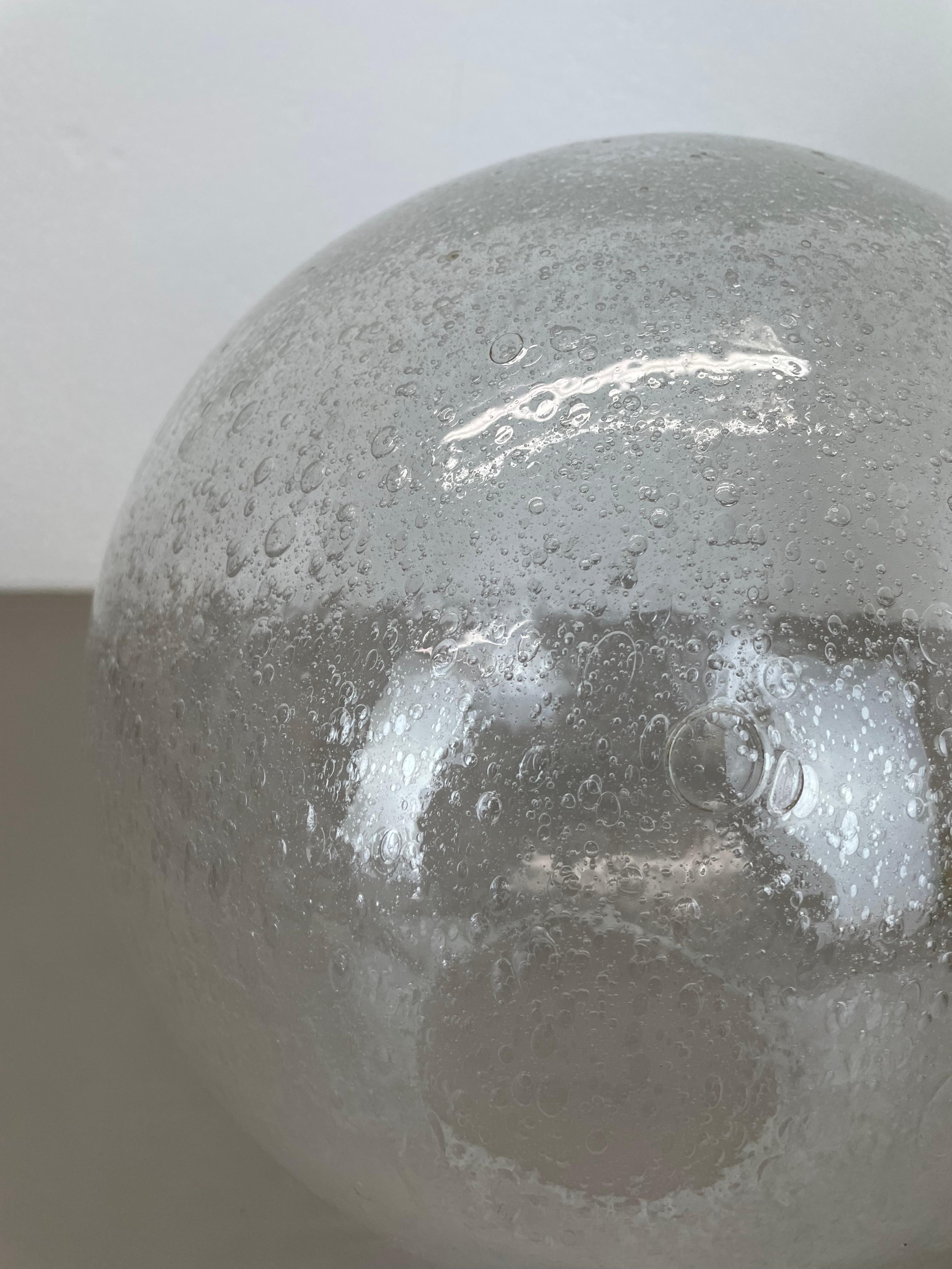 enorme Lámpara de mesa BOLA de latón estilo Hollywood Regency de 44 cm, Italia Años 70 en venta 10