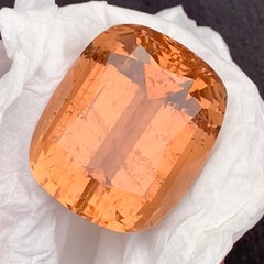 Huge 454.35 Carat Natural Brown Orange Unheated Topaz Cushion Cut Loose Gemstone