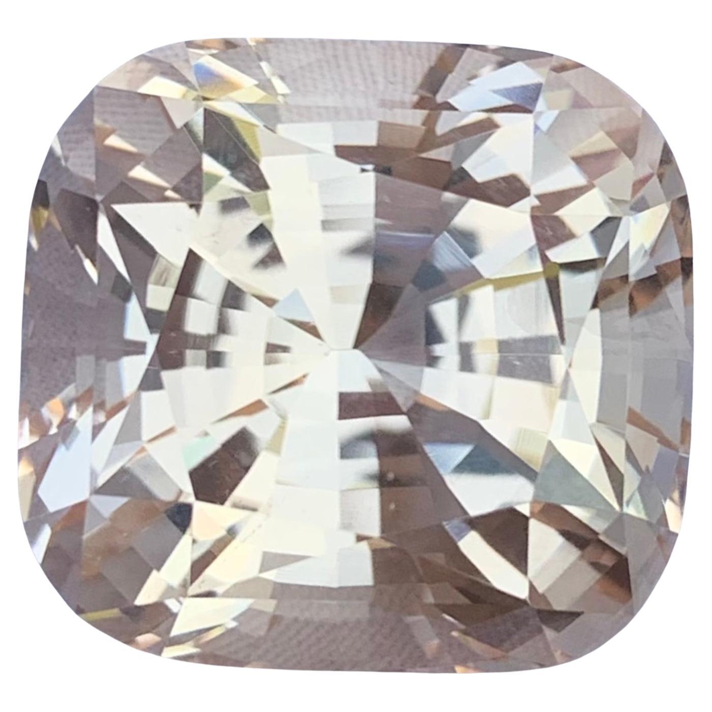 Huge 50.00 Carat Natural Faceted Morganite Cushion Shape Gemstone