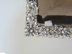 Huge 52.34CT Natural Fancy Brown Topaz Diamond Necklace & Omega 14KT A+