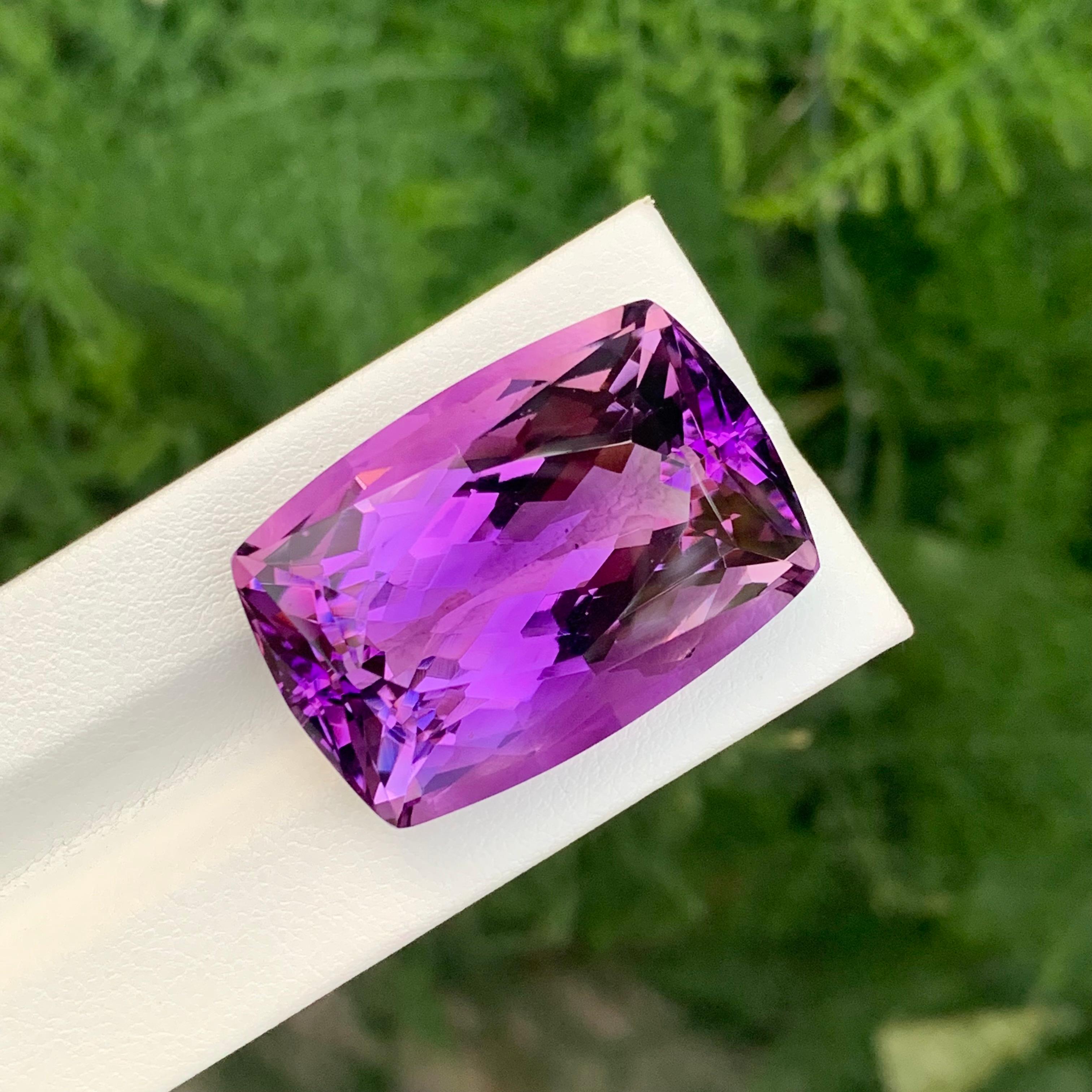 Enorme gemma a forma di Can di ametista viola lavanda sfusa da 61,55 carati Nature in vendita 4