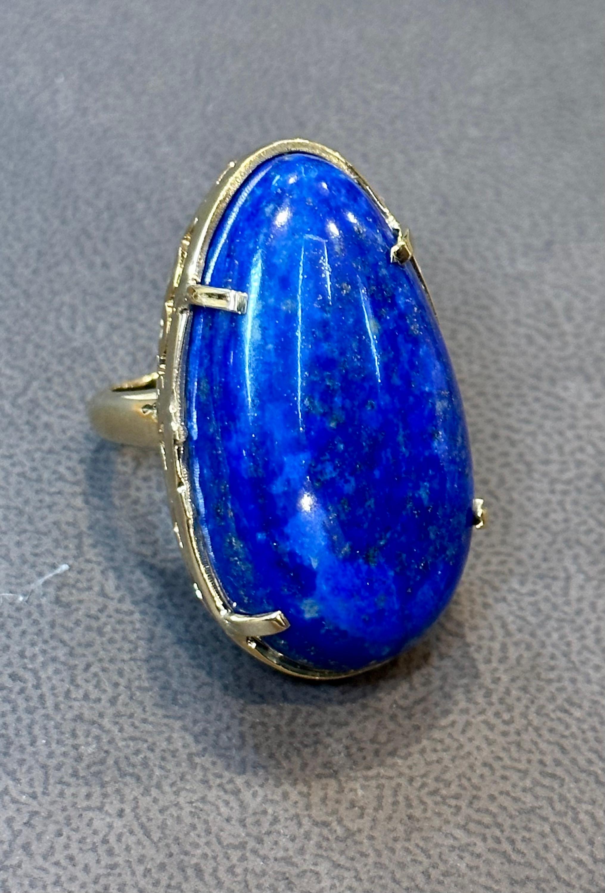 lapis cabochon