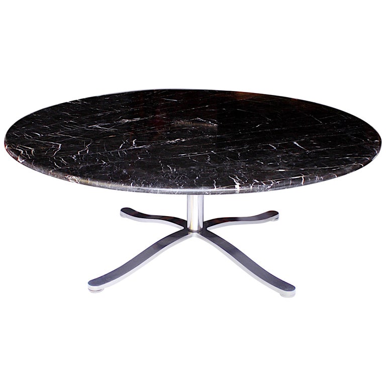 Huge 6 Ft Mid Century Modern Round, Mid Century Modern Round Dining Table For 6