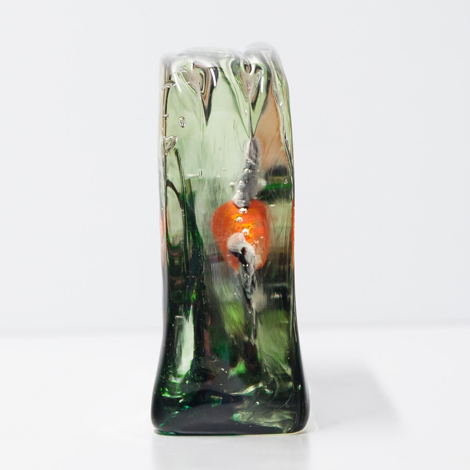 Murano Glass Huge Alfredo Barbini Cenedese Aquarium Object 1960s For Sale