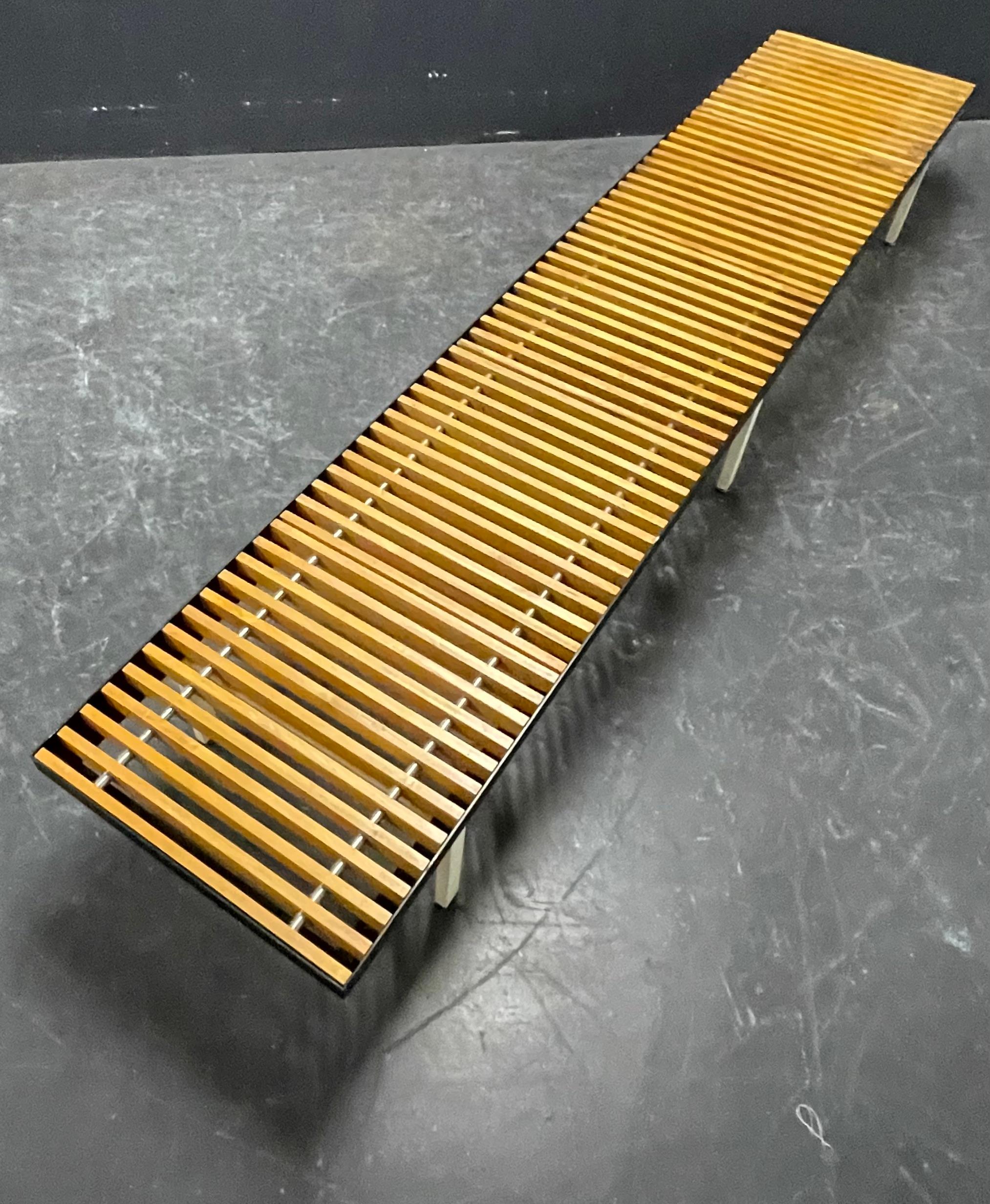 enorme y raro banco george nelson de 251 cm del modular group en venta 1