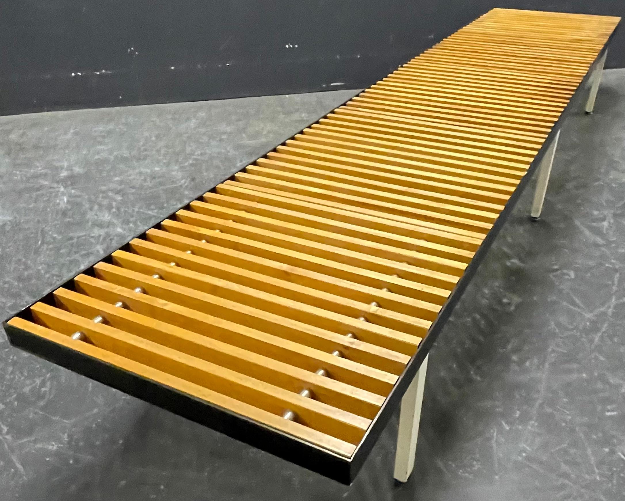 enorme y raro banco george nelson de 251 cm del modular group en venta 2