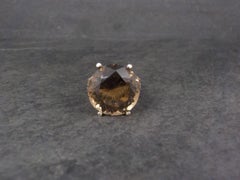 Antique Victorian 14k Gold Smoky Quartz Ring Size 7