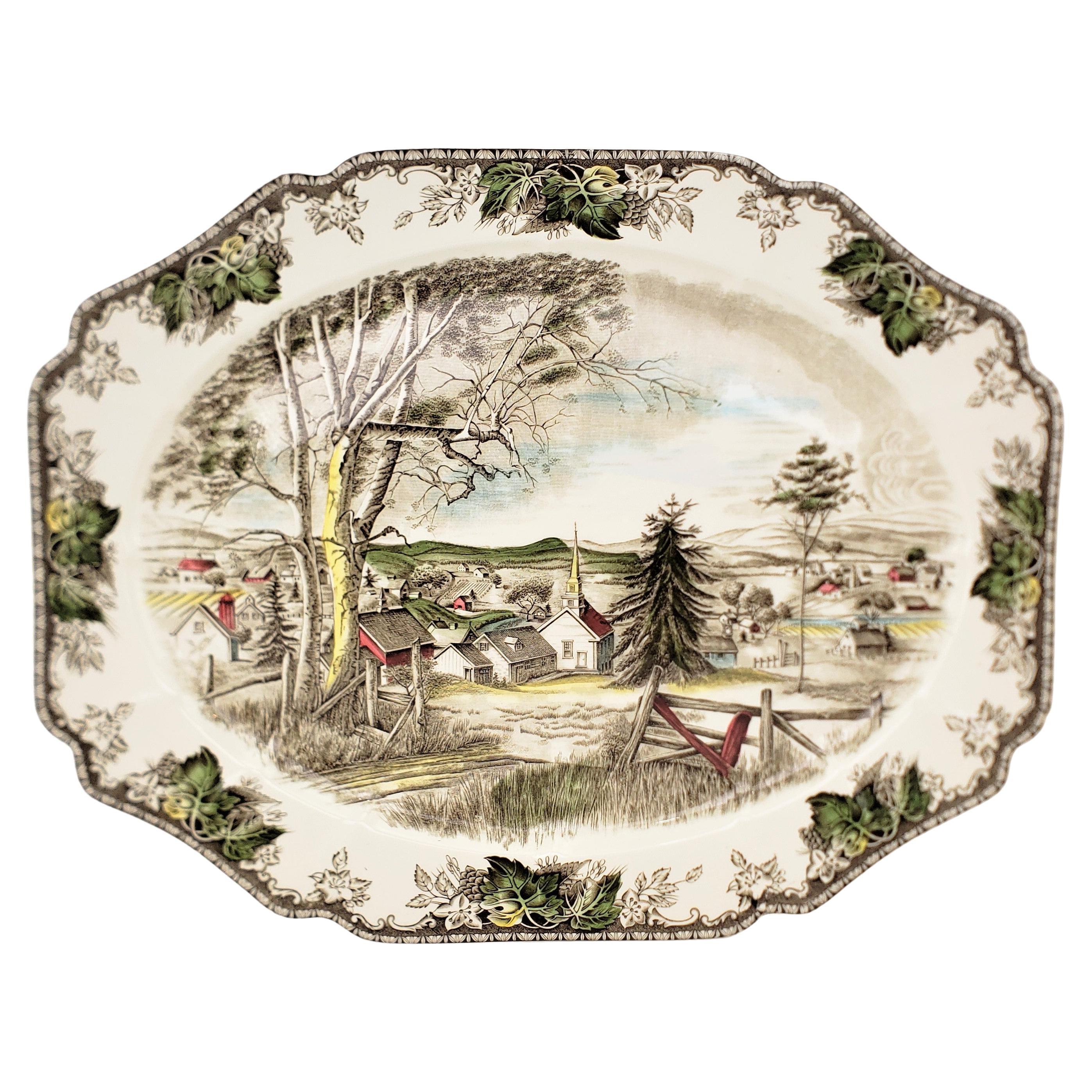 Johnson brothers friendly village cheap platter