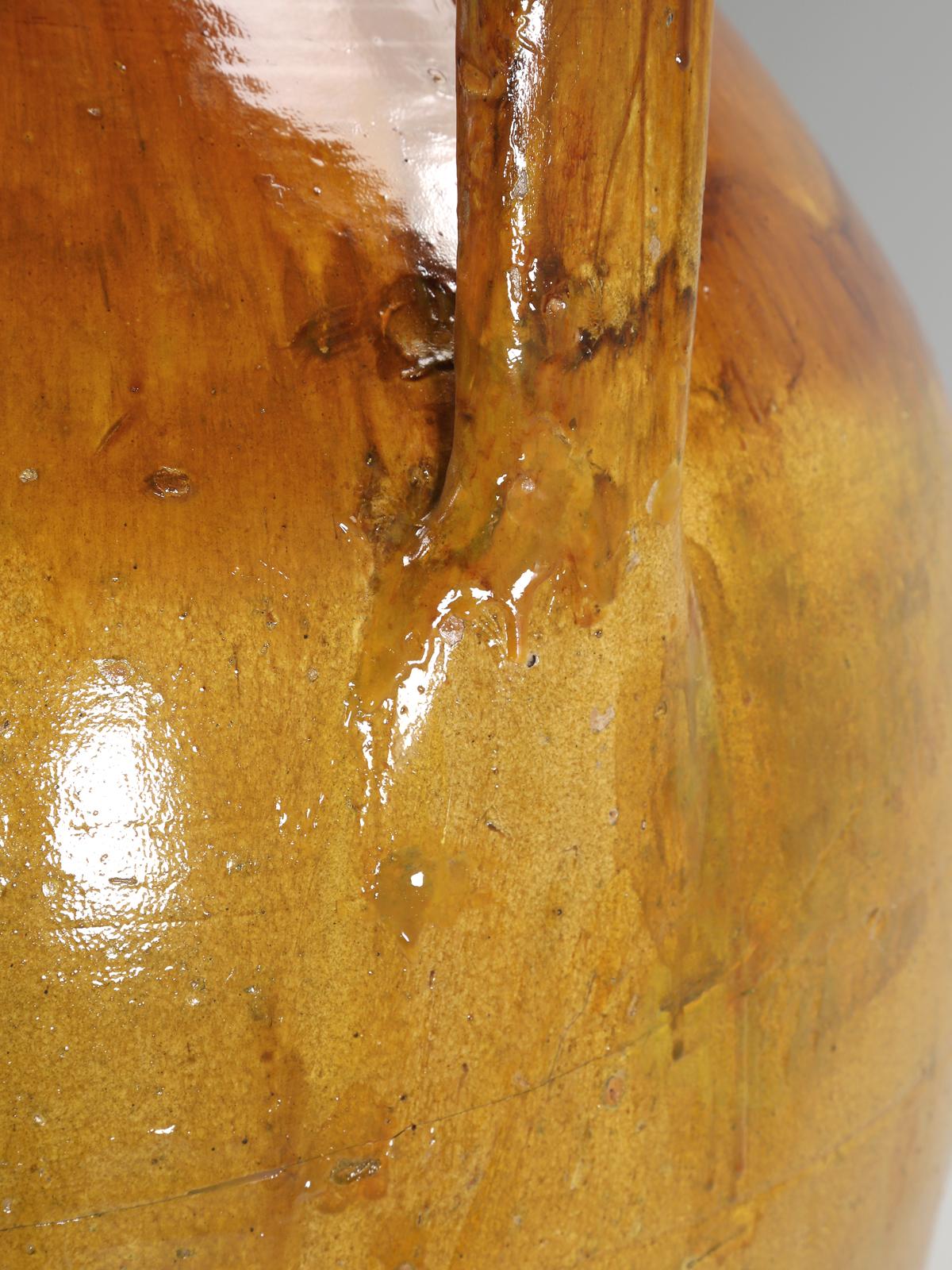 Huge Antique Olive Oil Jar from the South of Italy, Dating from the Late, 1800's 2