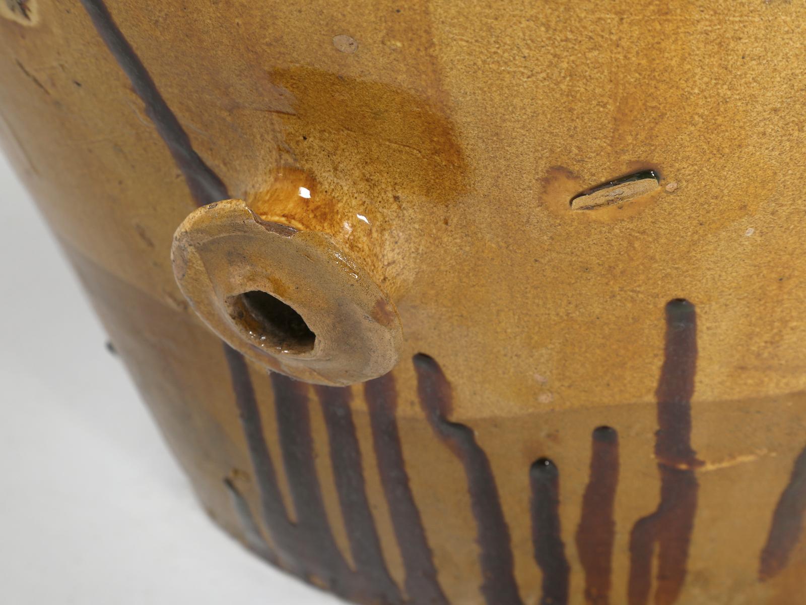 Huge Antique Olive Oil Jar from the South of Italy, Dating from the Late, 1800's 8