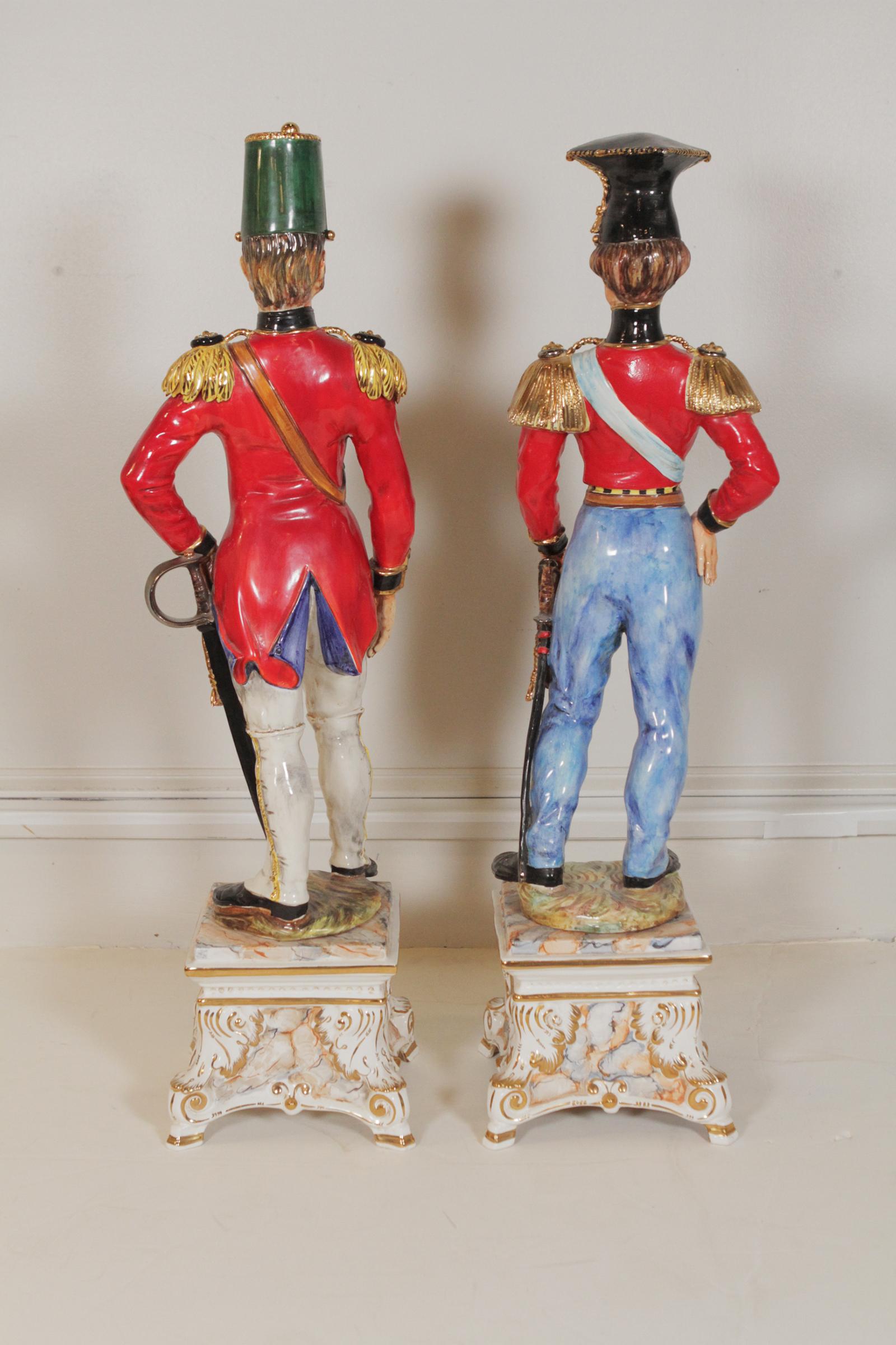 ceramic soldier figurines