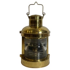 Huge Vintage Ships Masthead Lantern