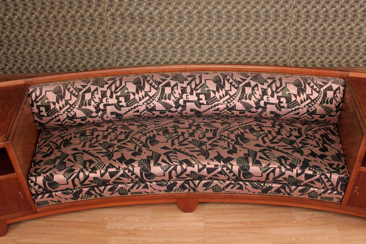 Huge Art Deco Bench from the Majorelle Workshops For Sale 4