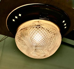 Riesige Art-Déco-Deckenleuchte aus einem frühen Passagierschiff Ein wunderbares Stück