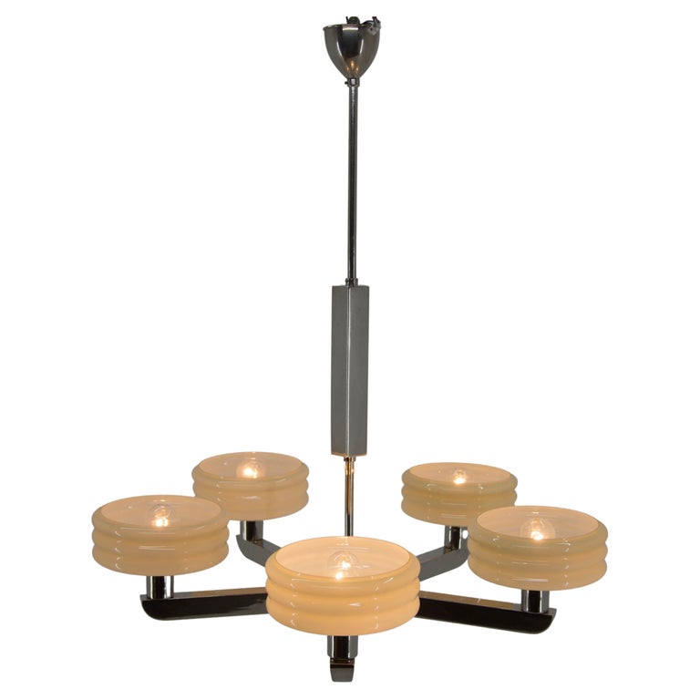 Huge Art Deco / Functionalist Chandelier, 1930s For Sale at 1stDibs - Huge Art Deco For Office