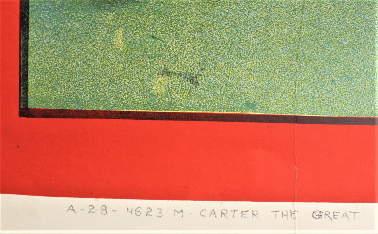 Grande affiche originale Art Déco « Carter the Great » (Carter le grand), le Magician Travelling Show 7