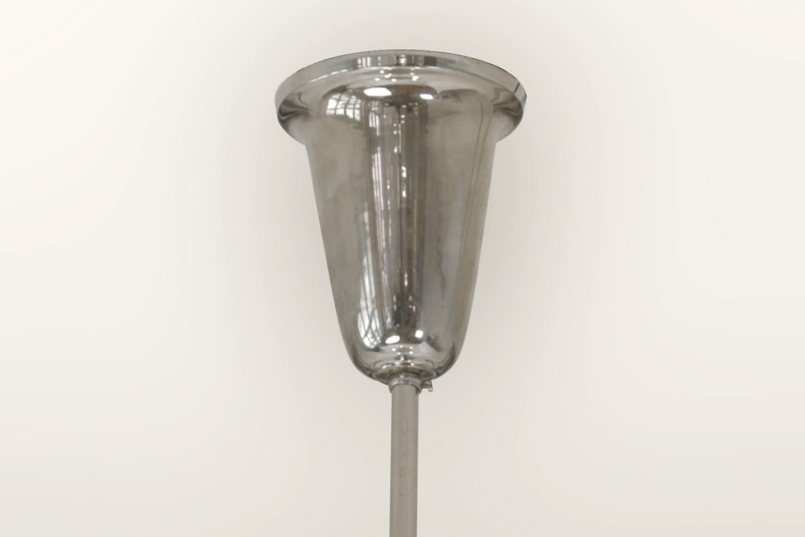 Grande lampe suspendue Art déco pour Napako, République tchèque - 1935 en vente 1