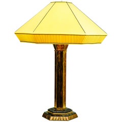 Antique Huge Art Deco Table Lamp, Austria, 1920s