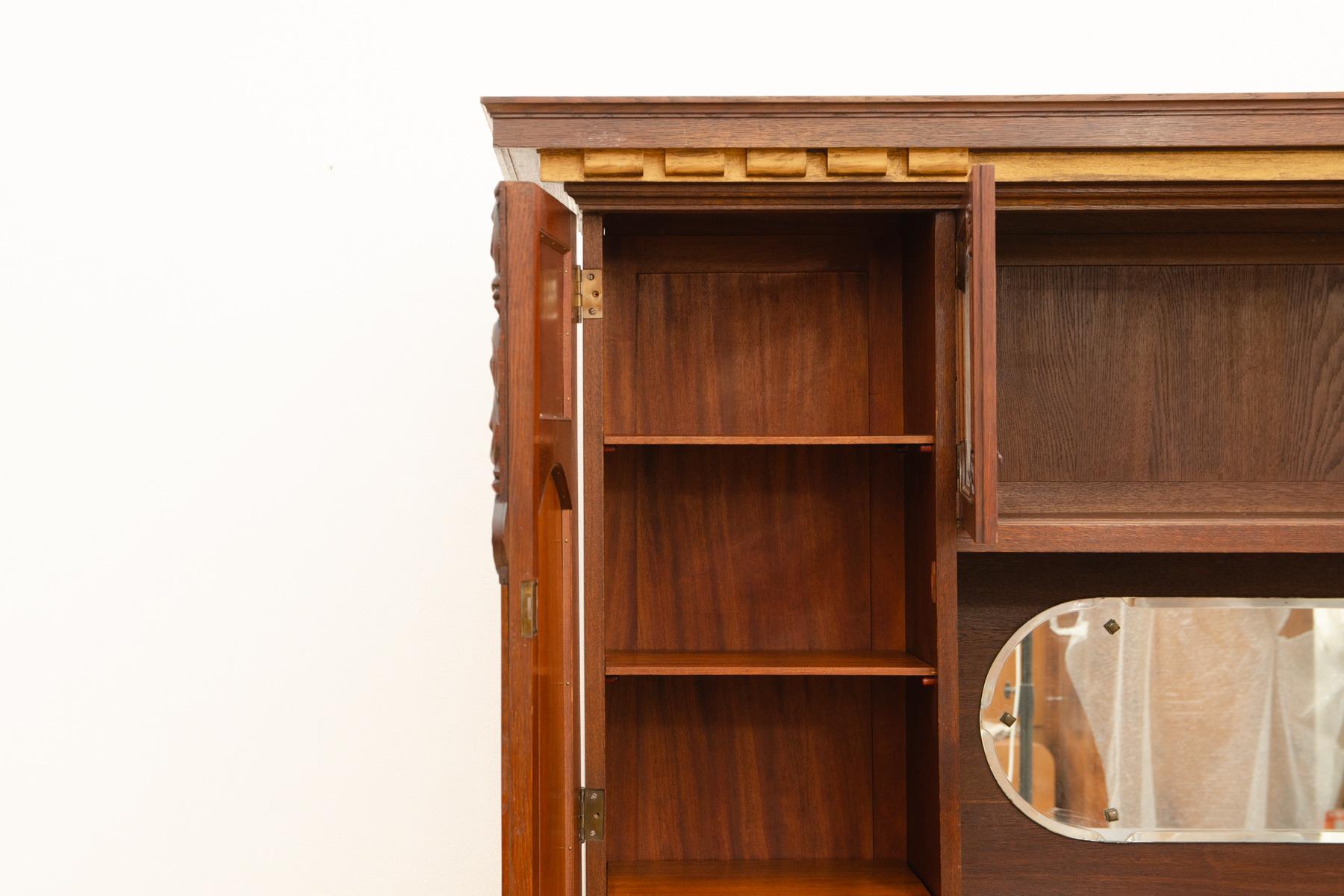 Enorme credenza Art Nouveau, 1915, Austria-Ungheria in vendita 9