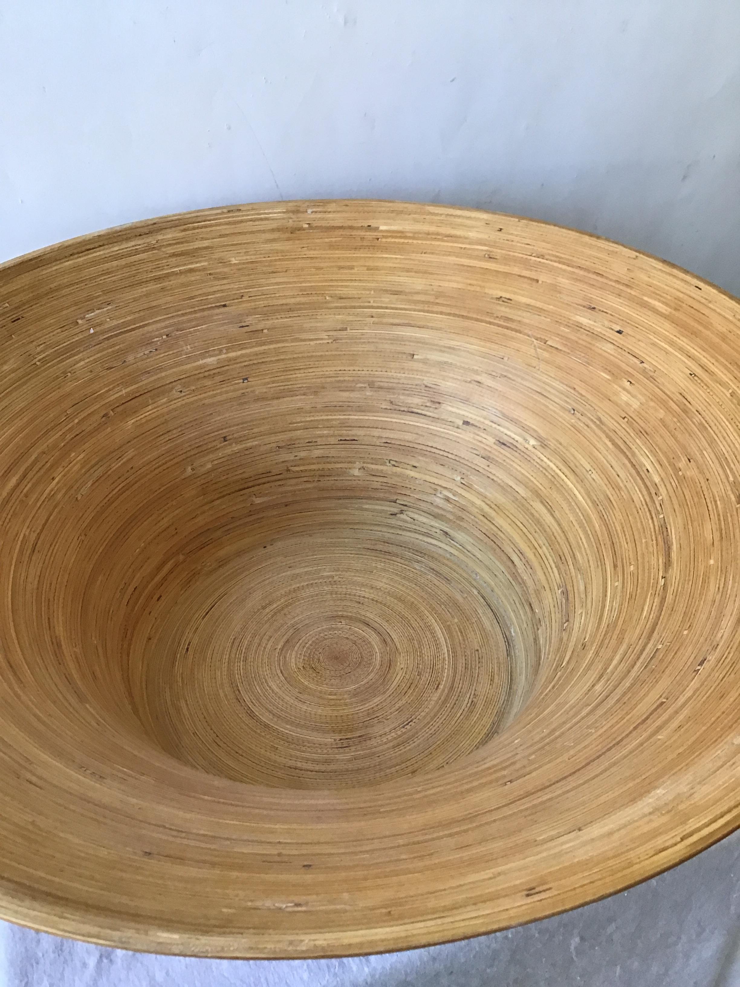 Huge Bamboo Bowl For Sale 1