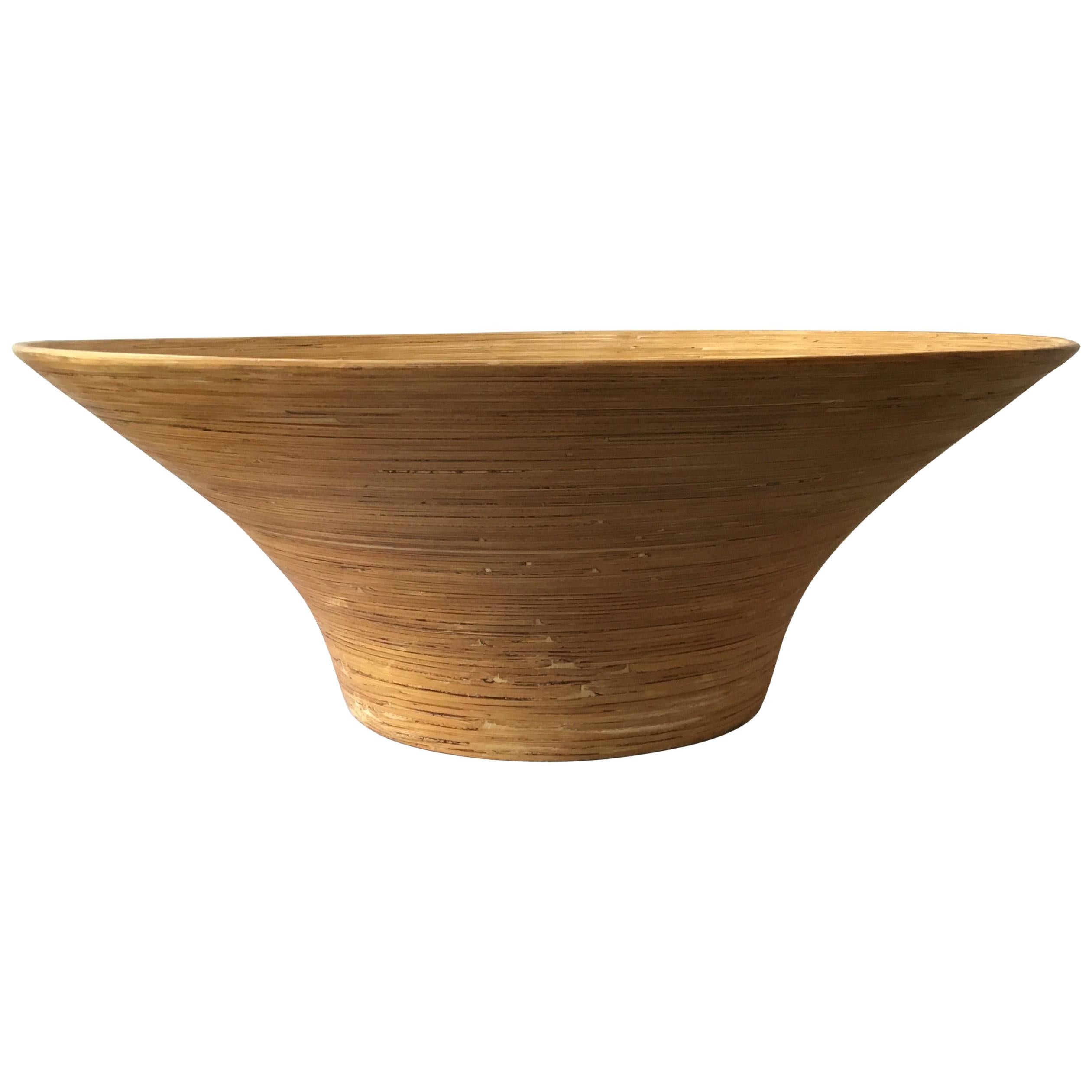 Huge Bamboo Bowl For Sale