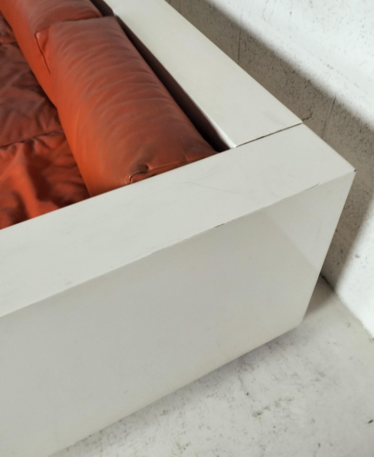 Huge “Saratoga” 4 seater sofa by Massimo and Lella Vignelli for Poltronova 60s 4