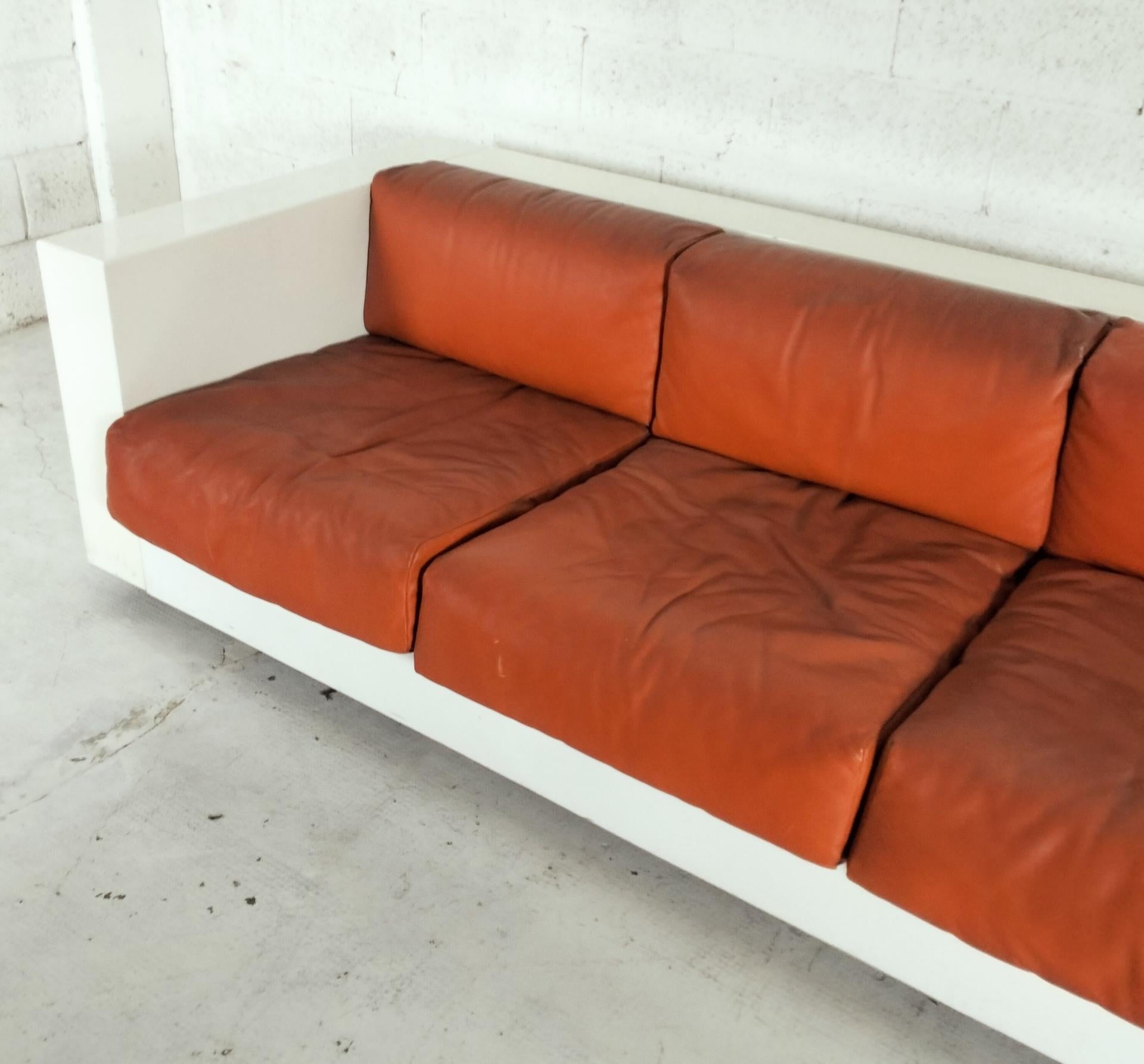 Mid-20th Century Huge “Saratoga” 4 seater sofa by Massimo and Lella Vignelli for Poltronova 60s