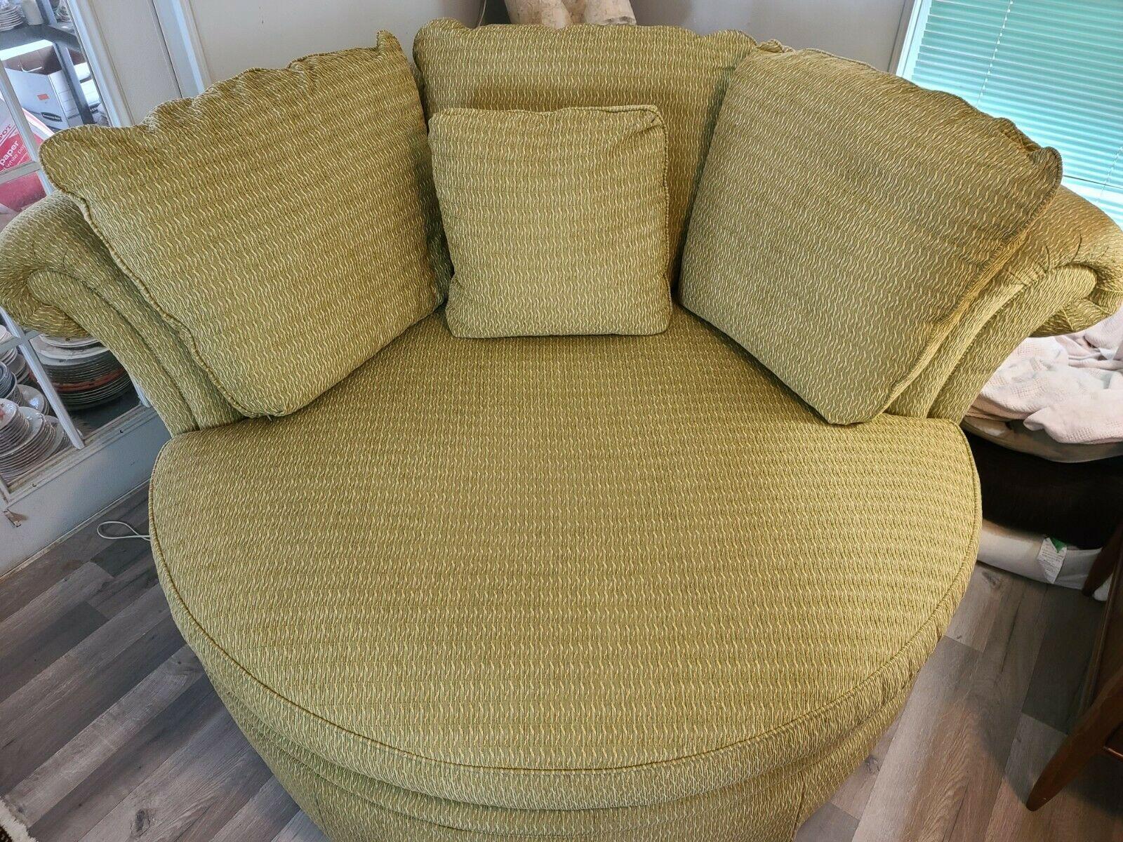 Mid-Century Modern Baudelaire Home Theater Sofa Chaise Lounge by Taylor King For Sale