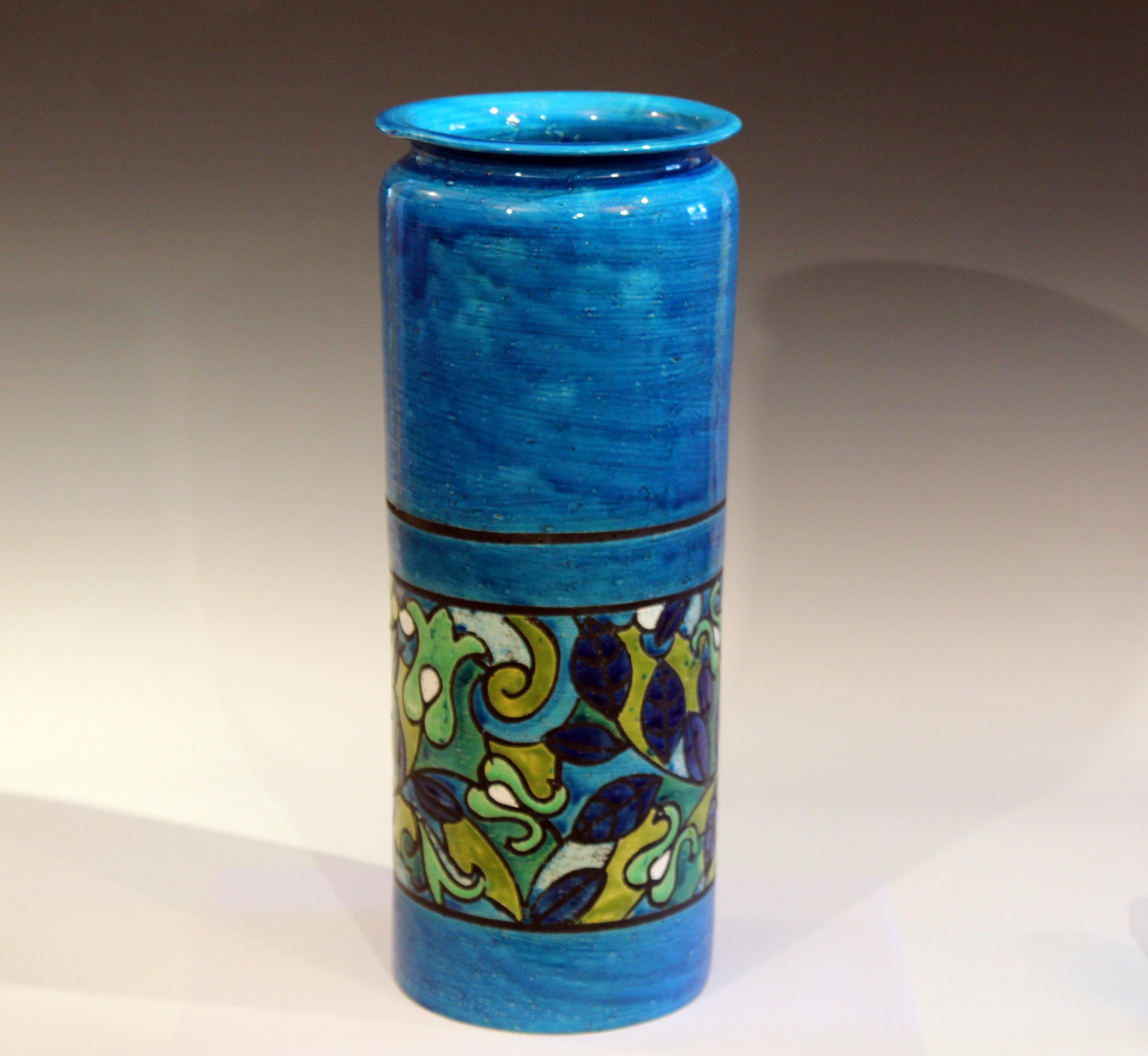 Huge Bitossi Pottery Londi Vase Italian RN Label Raymor Ceramic Umbrella Stand 2