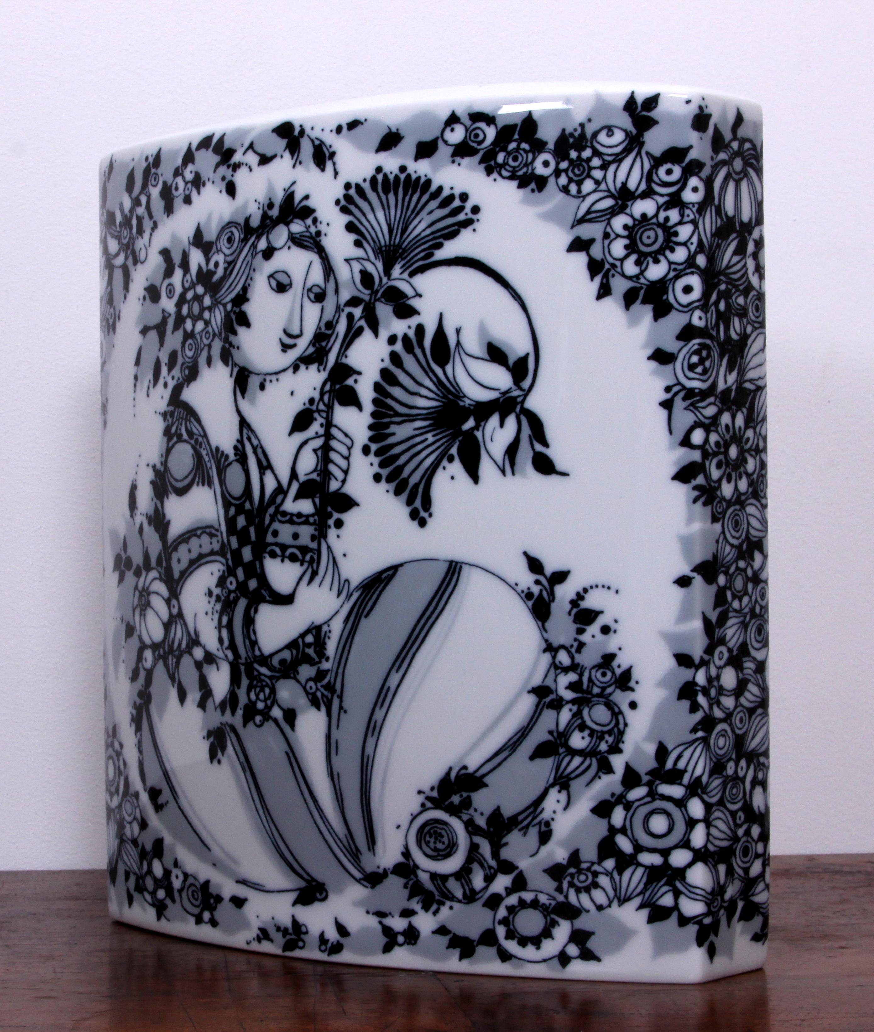 Porcelain Huge Björn Wiinblad Rosenthal Studio Line Vase mint cond 