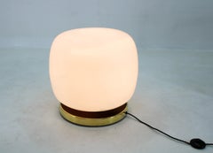 Huge Blown Glass Floor Lamp, Czechoslovakia, 1950s