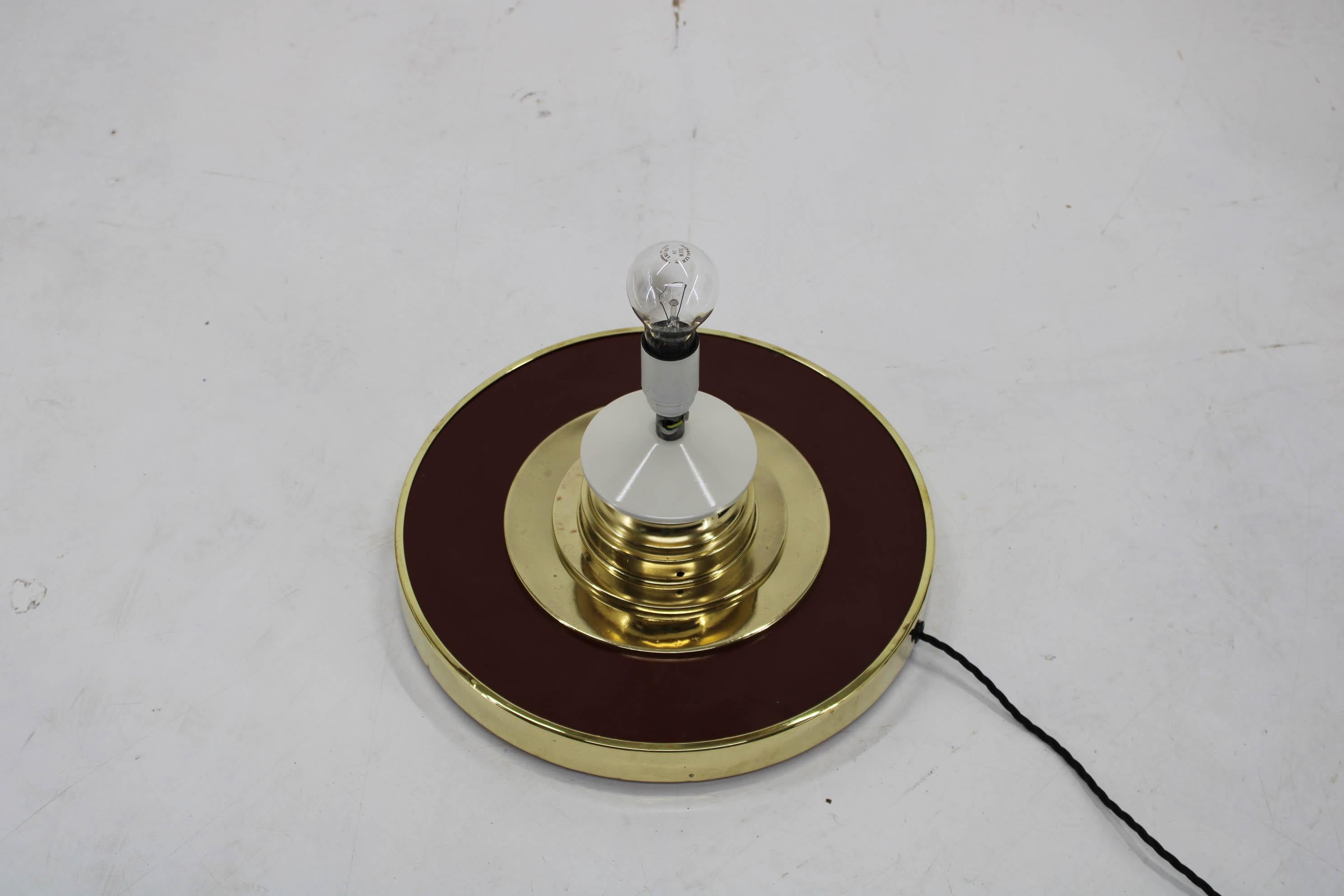Huge Blown Glass Floor Lamp, Czechoslovakia, 1950s For Sale 3