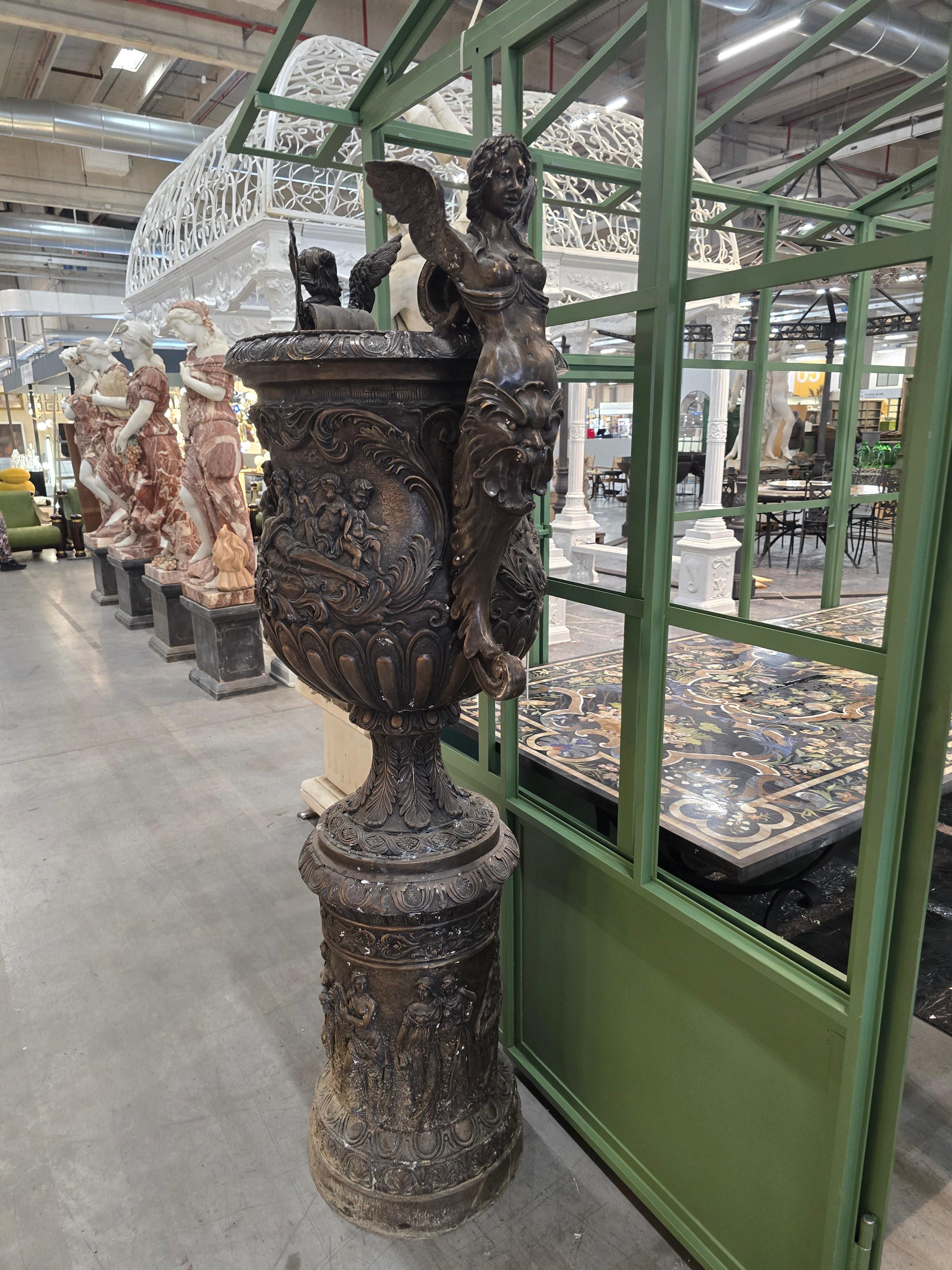 Vasi di bronzo enormi - 190 cm In condizioni buone in vendita a Madrid, ES