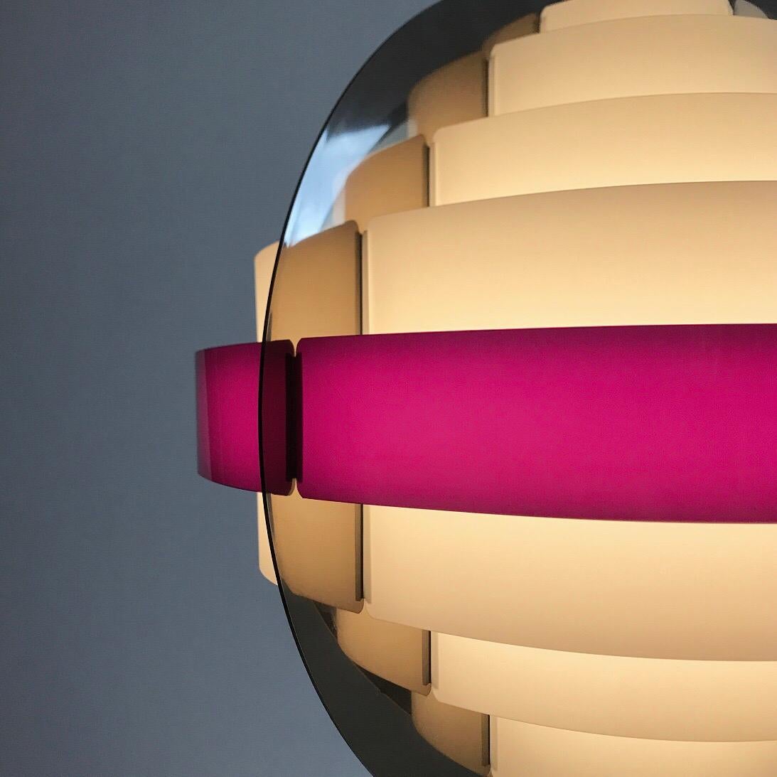 Late 20th Century Huge Ceiling Light by Brylle and Jacobsen for Quality System, Denmark, 1970s