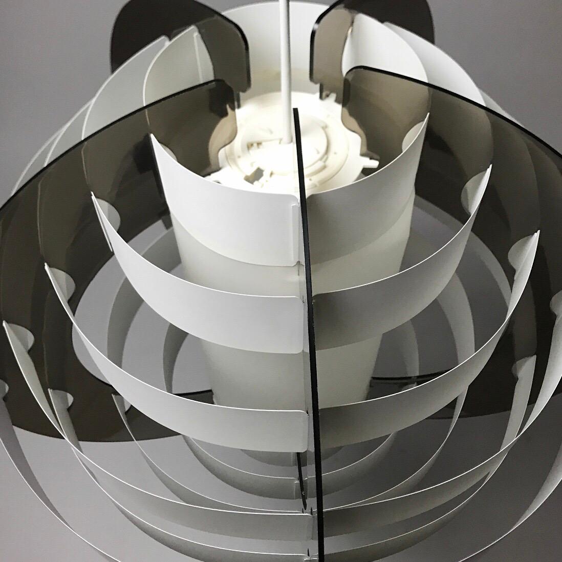 Huge Ceiling Light by Brylle and Jacobsen for Quality System, Denmark, 1970s 1