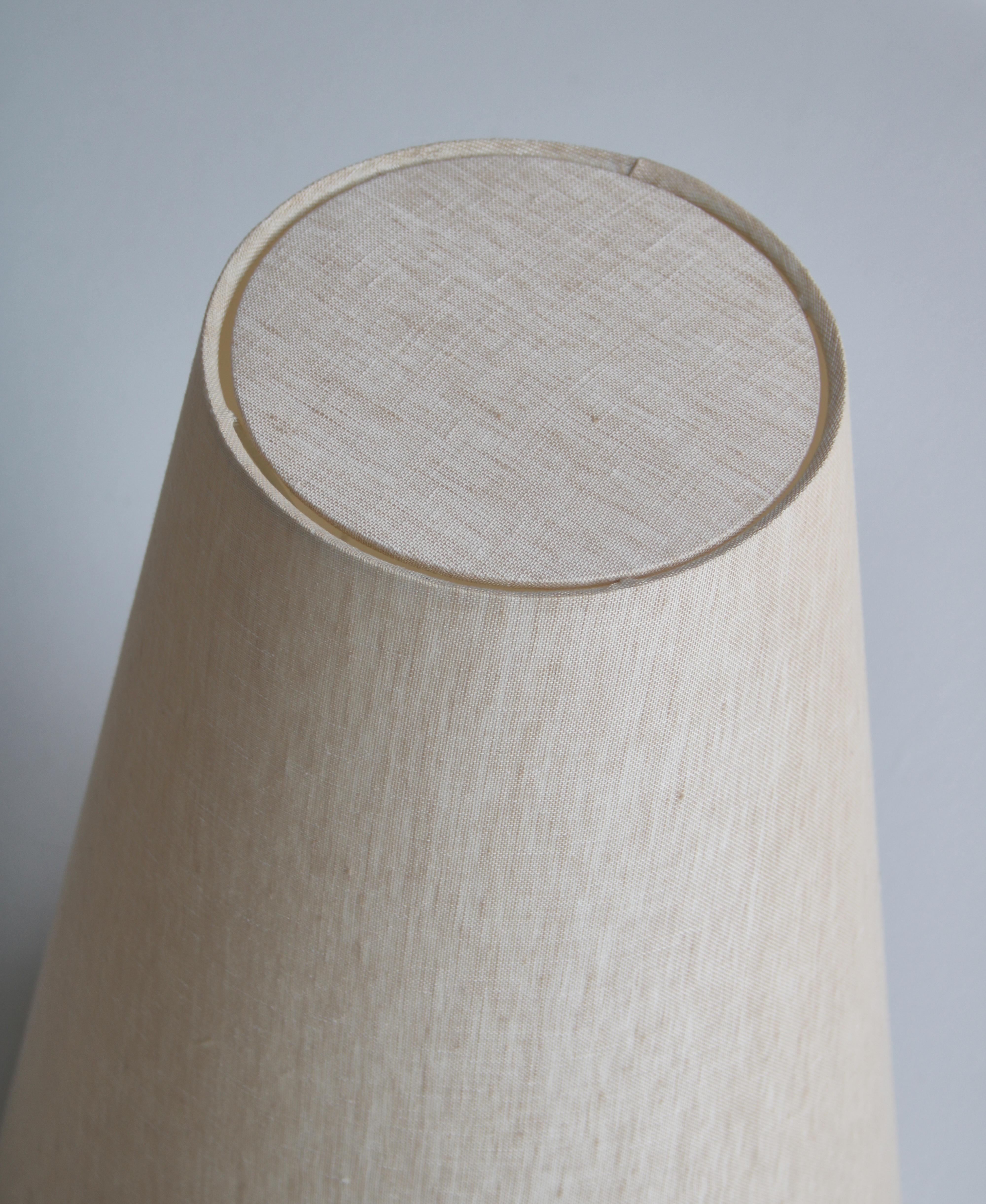 Huge Ceramic Floor Lamp by Rigmor Nielsen for Søholm, 1960s, Danish Modern 4