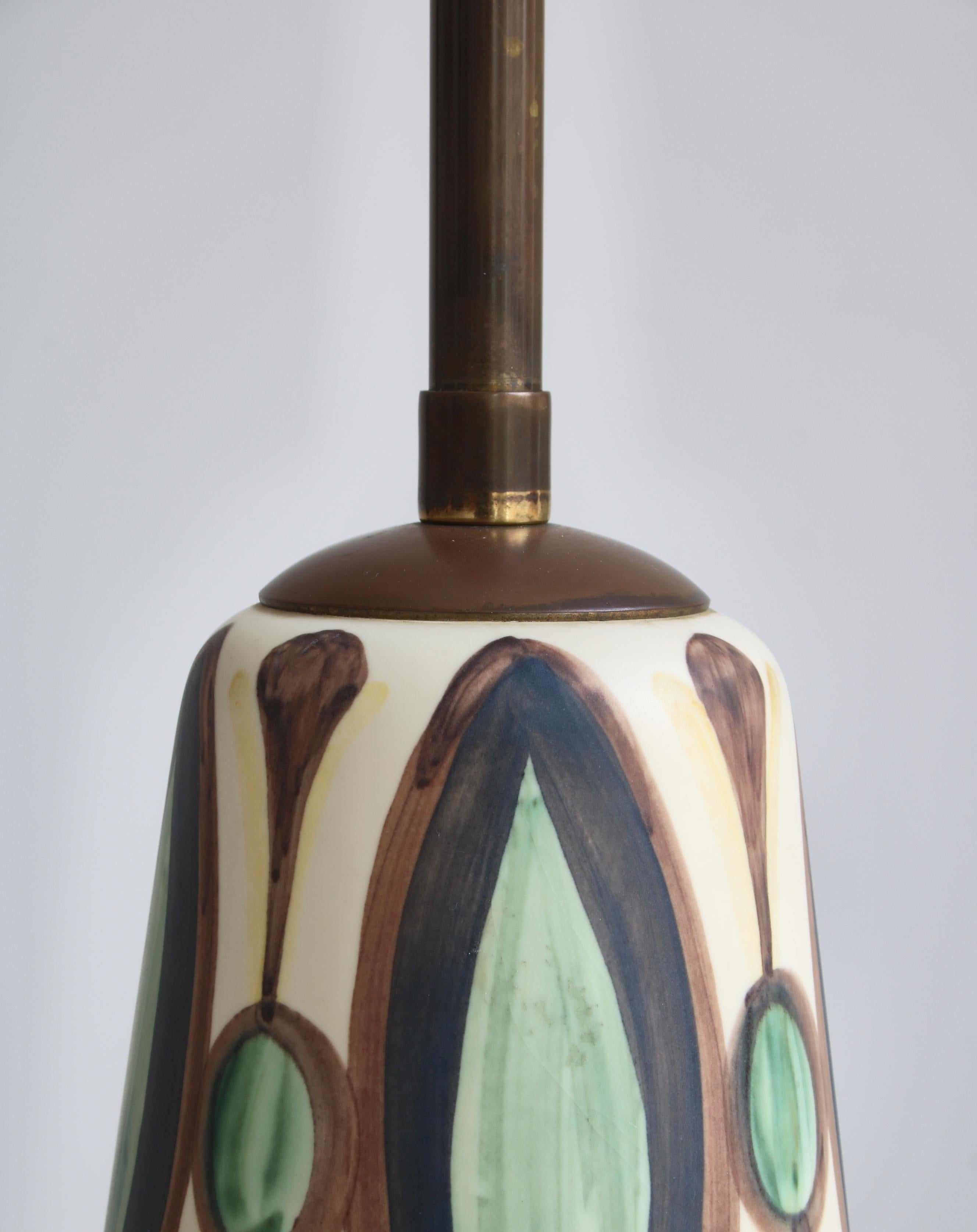 Huge Ceramic Floor Lamp by Rigmor Nielsen for Søholm, 1960s, Danish Modern 2