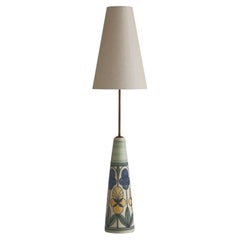 Huge Ceramic Floor Lamp by Rigmor Nielsen for Søholm, 1960s, Danish Modern  For Sale at 1stDibs