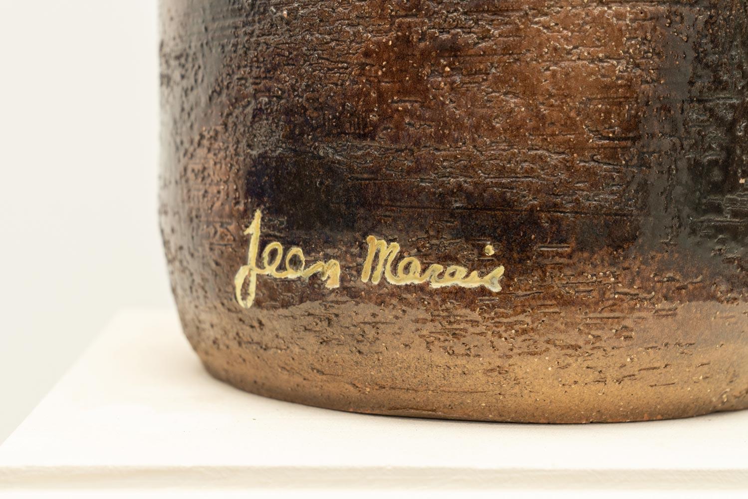 Mid-Century Modern Huge ceramic vase by Jean Marais , 1960’s France For Sale
