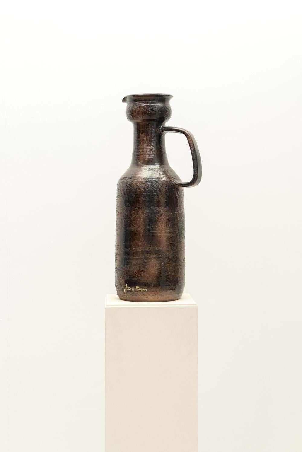 Huge ceramic vase by Jean Marais , 1960’s France For Sale 2